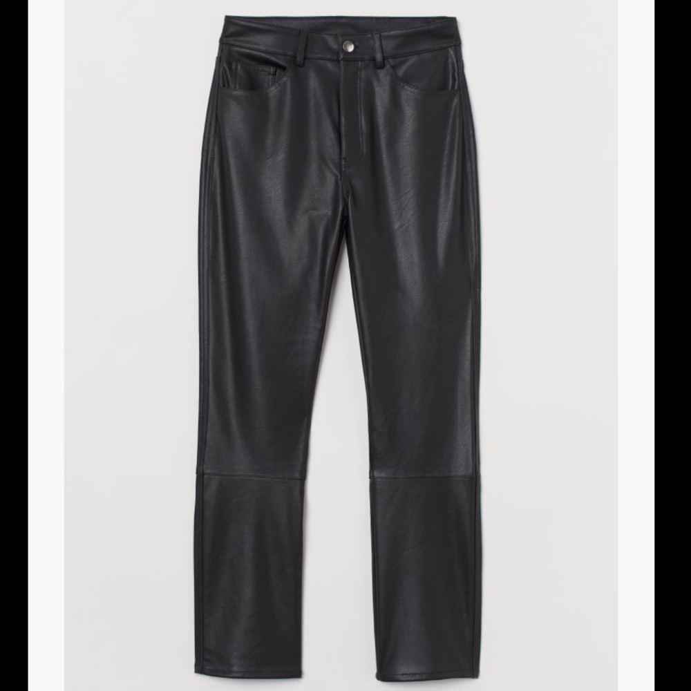 H&M Faux Leather Pants